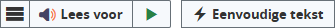 Standaard ReadSpeaker interface